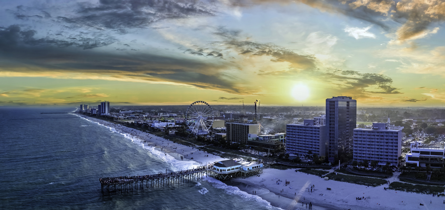 Panoramic Image of Myrtle Beach, SC